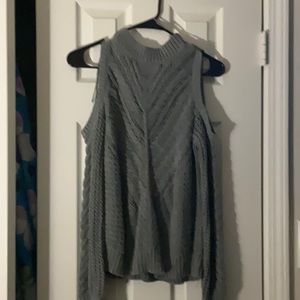 Off shoulder sweater medium size Grey sweater